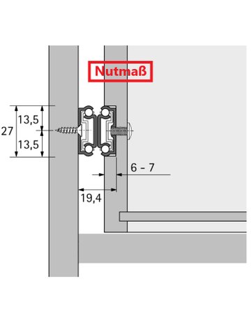 HETTICH Kugelauszug KA 290, Stahl - Hettich - 4